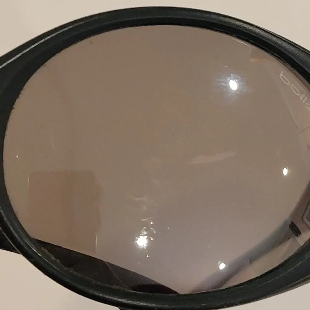 Vintage Bolle Puff Adder Sunglasses Wrap Made in France Black